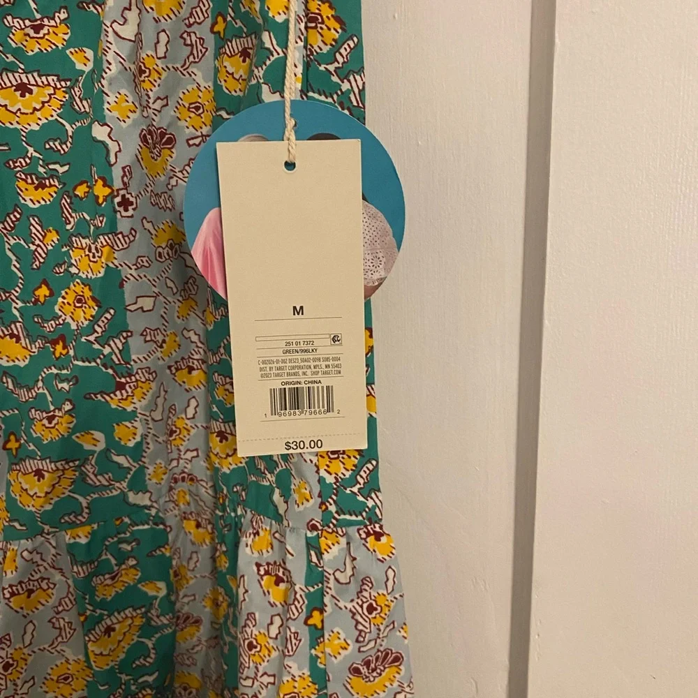 NWT RHODE x Target 2-Piece Set Outfit Whimsical Floral Crop Top and Midi Skirt - Picture 5 of 9
